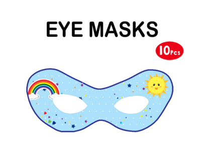 Rainbow Theme Eyemasks (10 Pcs)
