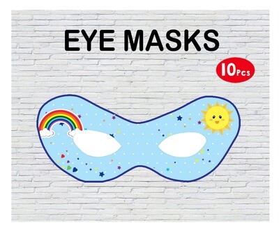Rainbow Theme Eyemasks (10 Pcs)