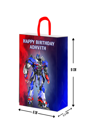 Transformers Optimus Prime Gift Bag - Medium (10 Pcs)