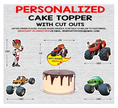 Blaze and the Monster Machine - Cake Topper Combo