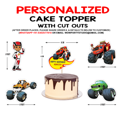 Blaze and the Monster Machine - Cake Topper Combo
