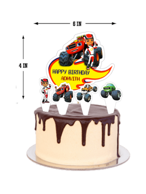 Blaze and the Monster Machine - Cake Topper Set 5Pcs