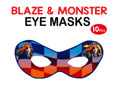 Blaze and the Monster Machine Theme Eyemasks (10 Pcs)