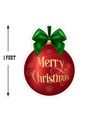 Christmas Eve Cardstock Cutouts (1ft) - 8 Pcs
