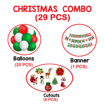Christmas Bunting Combo 29Pcs