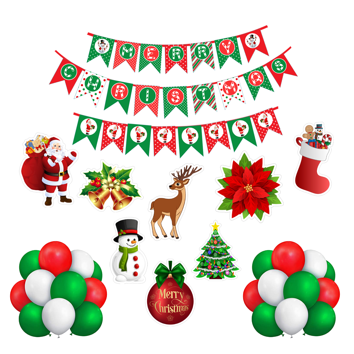Christmas Bunting Combo 29Pcs
