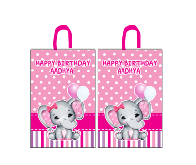 Elephant Pink Gift Bag - Medium (10 Pcs)