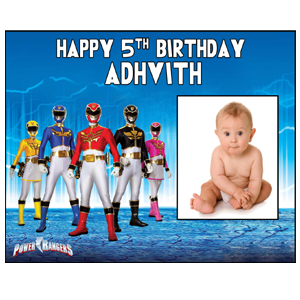 Power Rangers Theme - Birthday Party Combo Kit-100Pcs