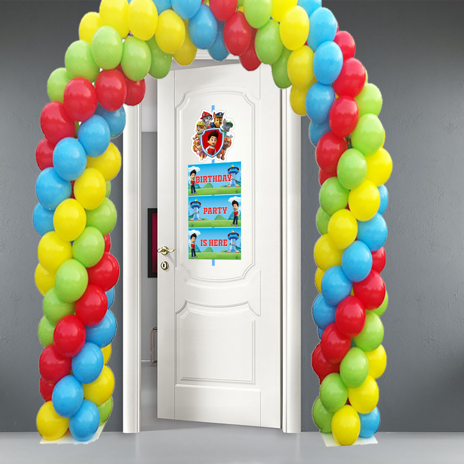 Paw Patrol Theme Door / Welcome Banner (3ft) - (non customizable product)