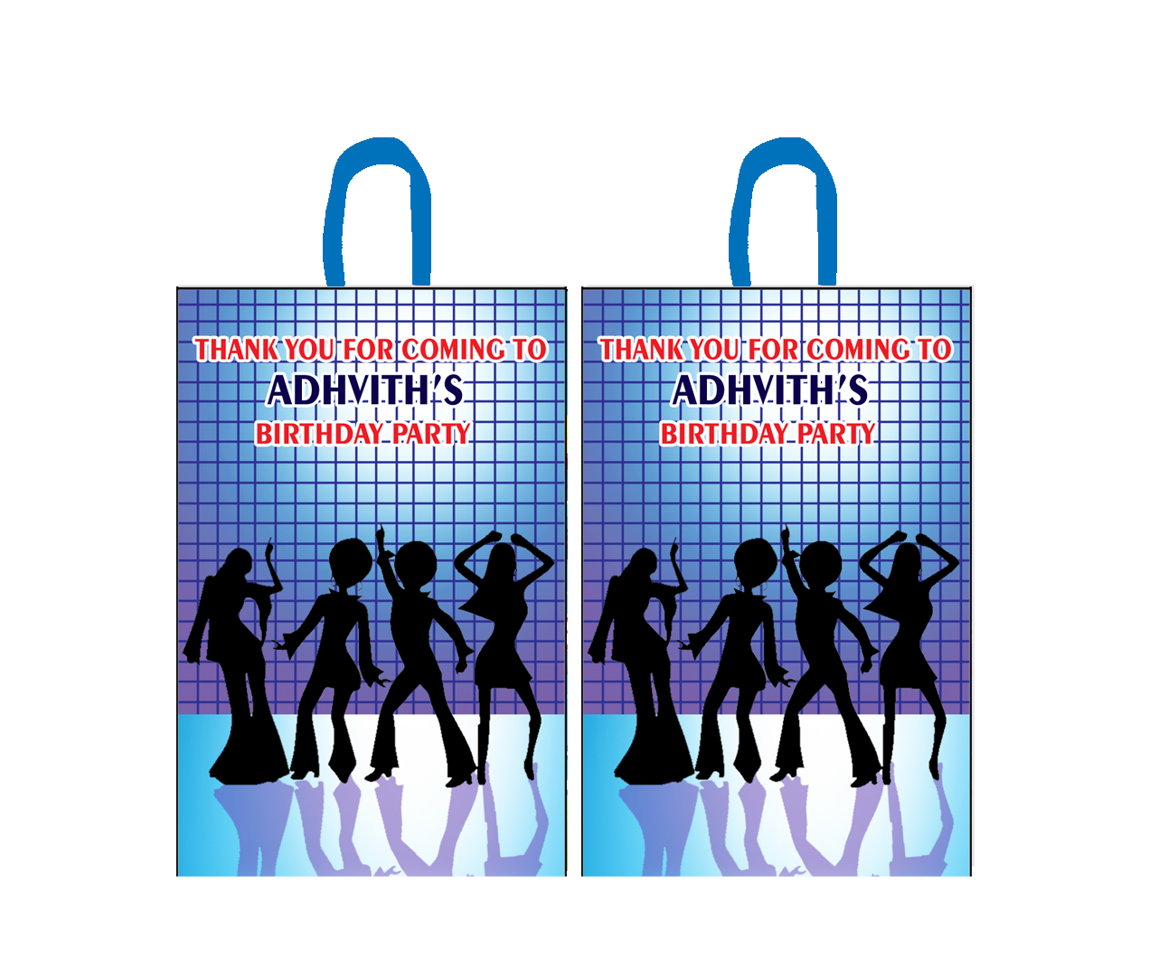 Disco Theme Gift Bag - Medium (10 Pcs)