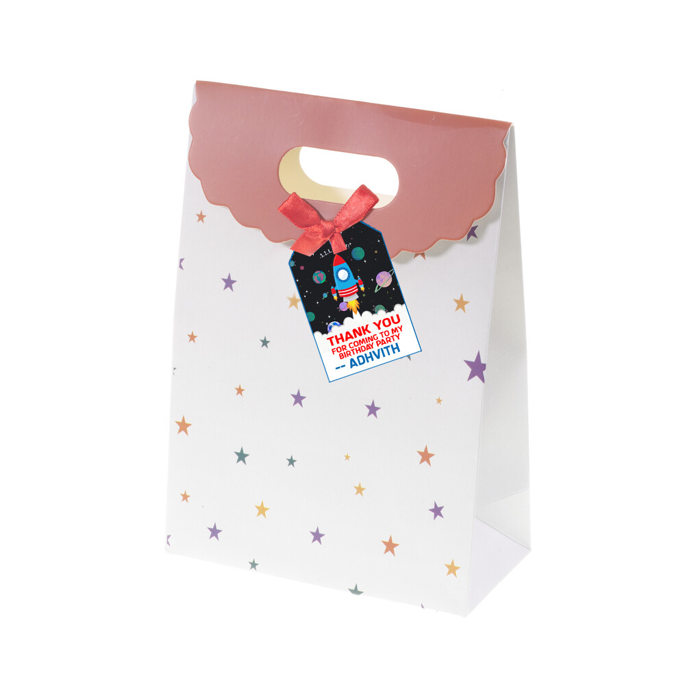 Space Theme Thank you Tags (24 Pcs)
