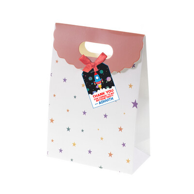 Space Theme Thank you Tags (24 Pcs)