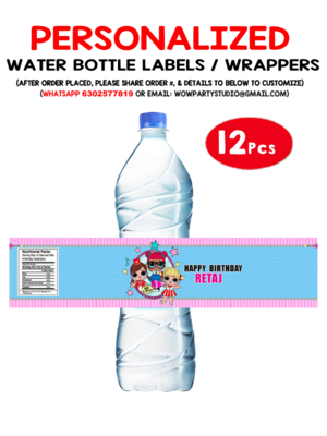 LOL Water Bottle Wrappers (12Pcs)