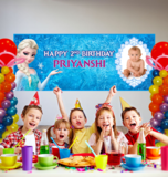 Frozen Elsa Backdrop / Background Banner (2ft x 5ft)