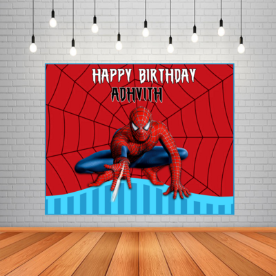 Spiderman Backdrop / Background Banner (4ft x 5ft) #2