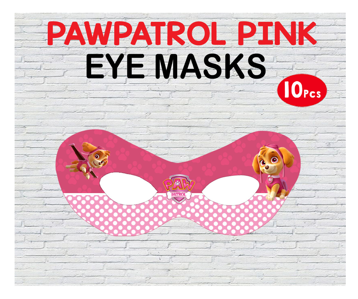 Paw Patrol Pink Theme Eyemasks (10 Pcs)