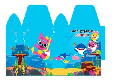 Baby Shark Candy / Chocolate Boxes (10 Pcs)