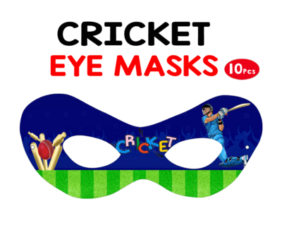 Cricket Theme Eyemasks (10 Pcs)