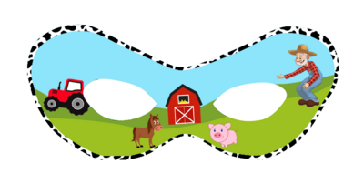 Farm Animals Eyemasks (10 Pcs)