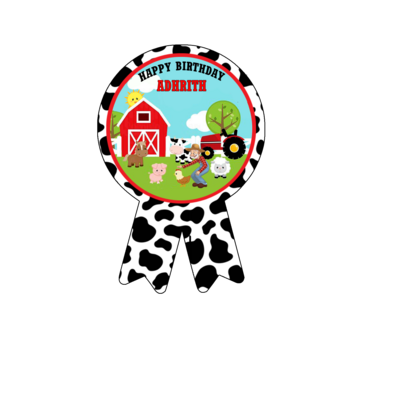 Farm Animals - Badges (10 Pcs)