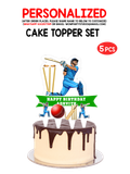 Cricket - Cake Topper Set 5Pcs