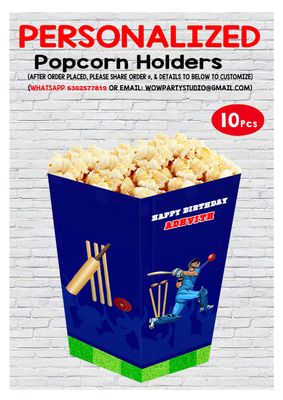 Cricket - Popcorn Boxes (10 Pcs)