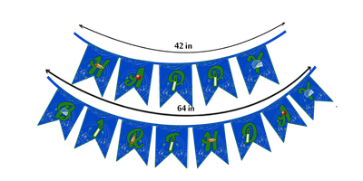 Cricket Theme - Bunting Banner (Non - Personalized)
