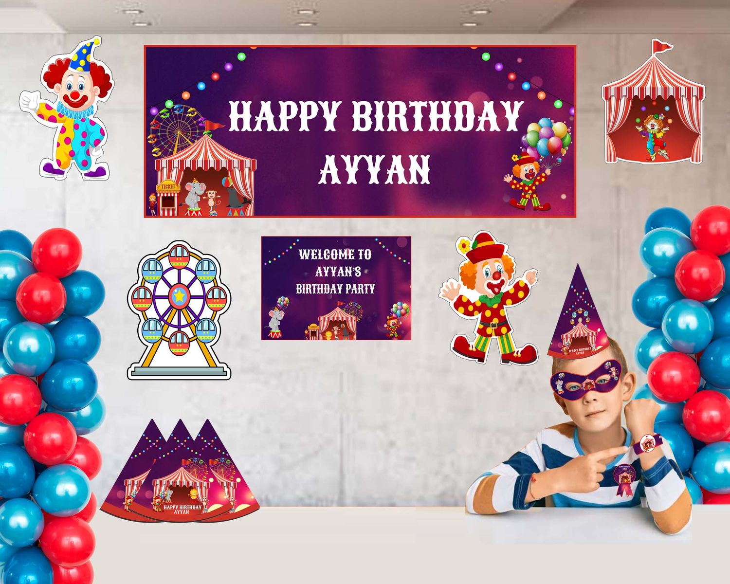 Carnival Theme - Combo Kit 37Pcs