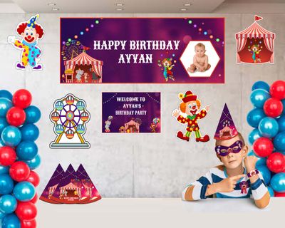 Carnival Theme - Combo Kit 37Pcs With Kids Picture