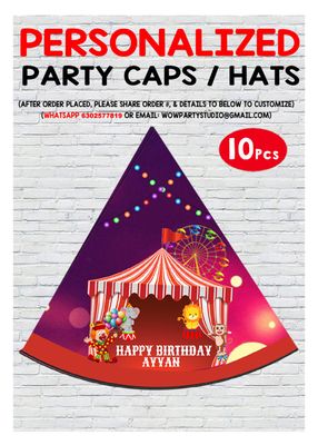 Carnival Party Caps / Hats (10 Pcs)#2