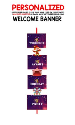 Carnival - Door / Welcome Banner (5ft)