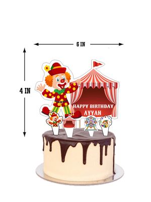 Carnival - Cake Topper Set 5Pcs