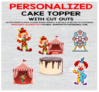 Carnival - Cake Topper Combo