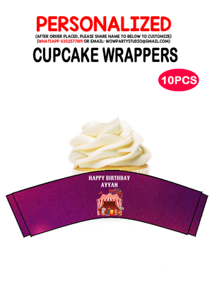 Carnival CupCake Wrappers (10Pcs)