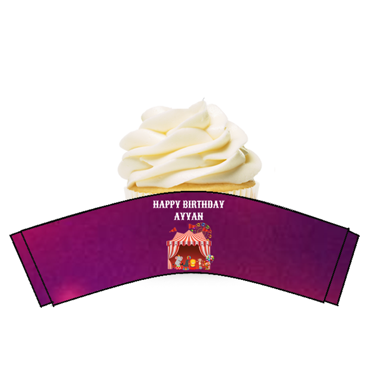Carnival CupCake Wrappers (10Pcs)