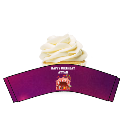 Carnival CupCake Wrappers (10Pcs)