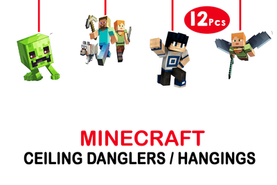 Minecraft Hangings / Danglers (12 Pcs)  Non-Customised
