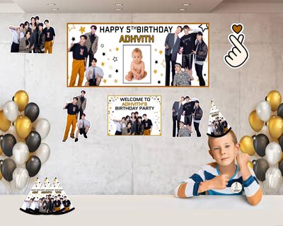 BTS Theme - Combo Kit 37Pcs With Kids Picture