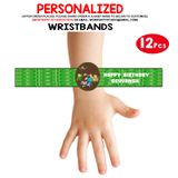 Minecraft Theme - Wristbands (12 Pcs)