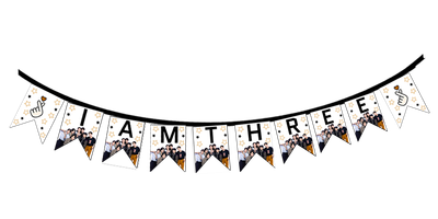 BTS I am Three Bunting Banner