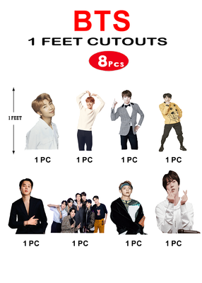 BTS Cutouts (1ft) - 8 Pcs
