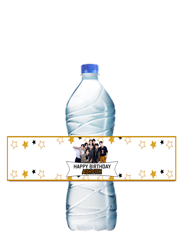BTS Water Bottle Wrappers (12Pcs)