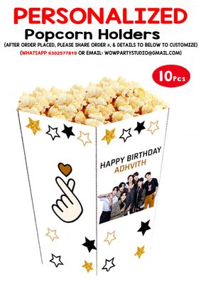 BTS - Popcorn Boxes (10 Pcs)