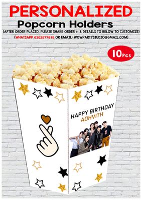 BTS - Popcorn Boxes (10 Pcs)