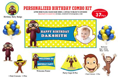 George Theme - Combo Kit 37Pcs With Kids Picture