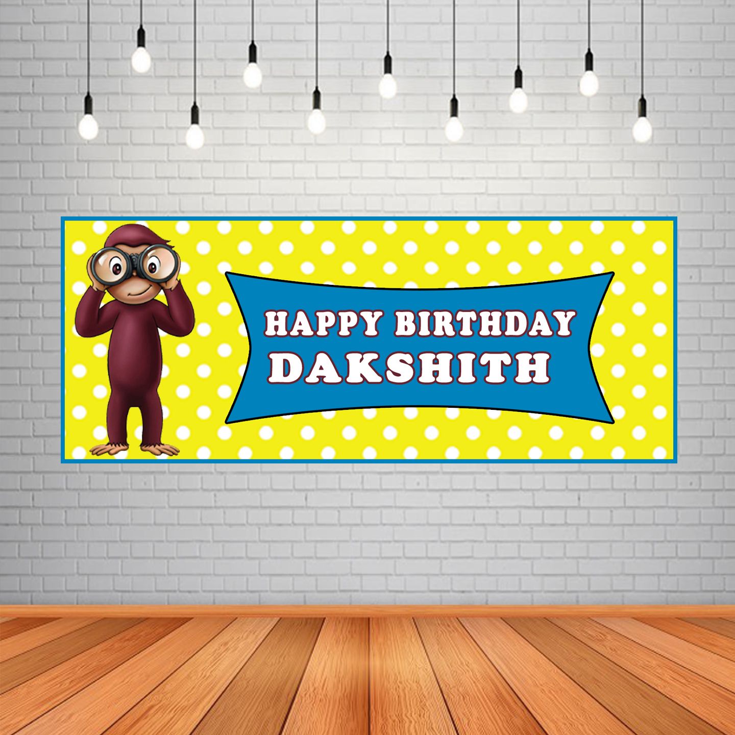 George Backdrop / Background Banner (2ft x 5ft)
