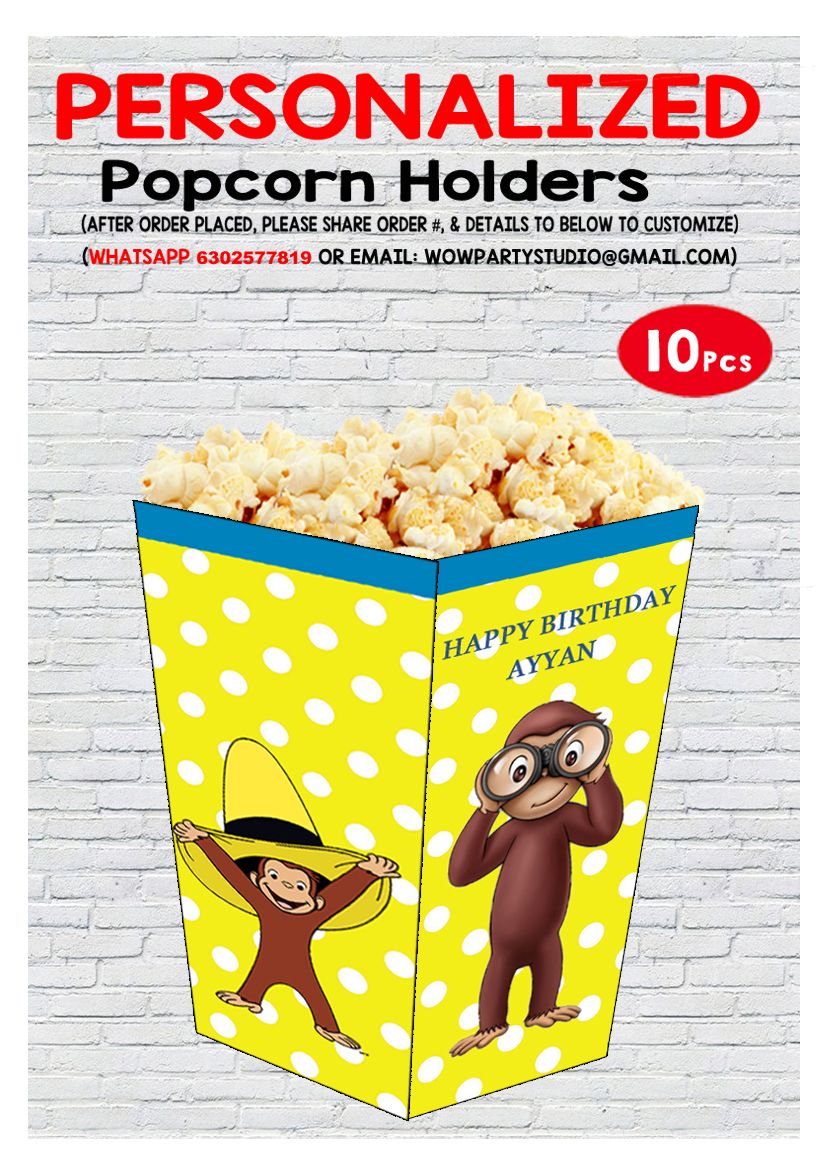 George - Popcorn Boxes (10 Pcs)