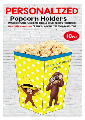 George - Popcorn Boxes (10 Pcs)