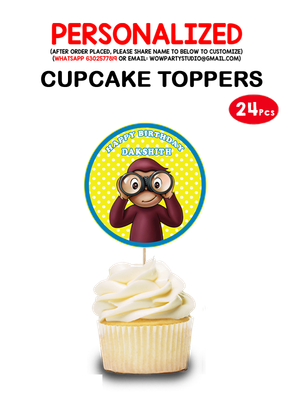 George Cupcake Topper (24 Pcs)