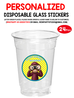 George Mocktail  Disposable Glass Stickers (24 Pcs)
